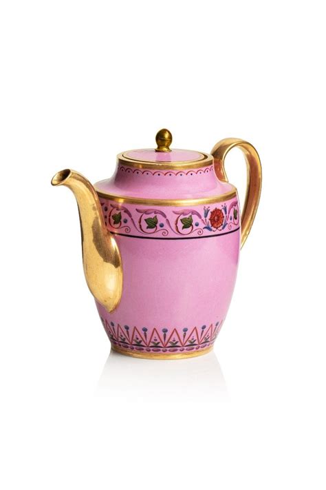 Proantic Sèvres Porcelain Teapot From Empire Period