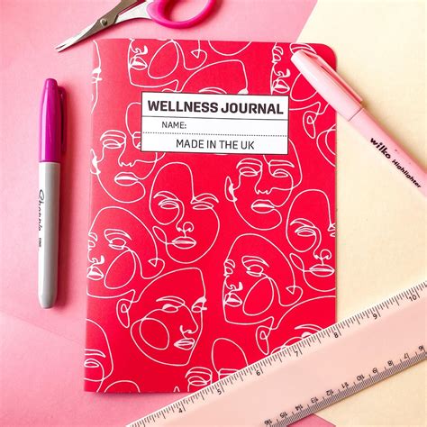 A Wellness Notebook Self Care Notebook Pages Water Etsy