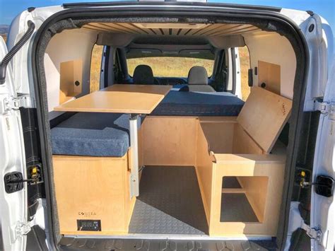 Decide where the console table will go, then take measurements. Promaster City Bench Seat Cargo Van Table in 2020 | Van ...