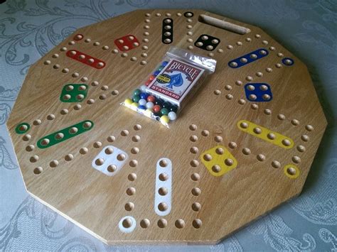 Marble Board Game With Cards Gameita