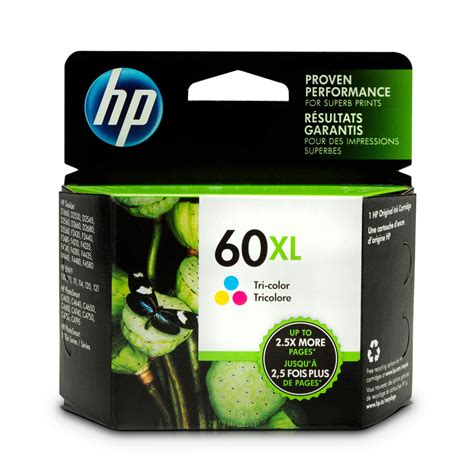 Hp 60xl Tri Color Ink Cartridge Cc644wn For Hp Deskjet Exp 112018 Ebay