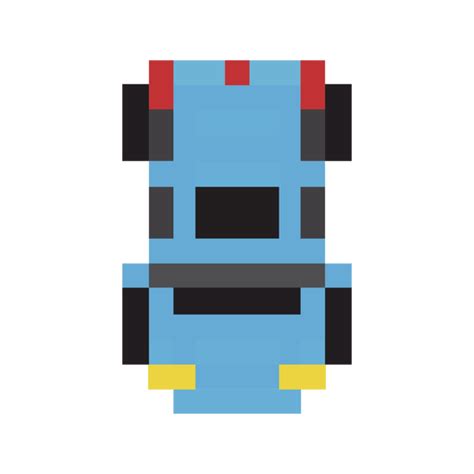 Vehículo Coche Pixel Azul Descargar Pngsvg Transparente