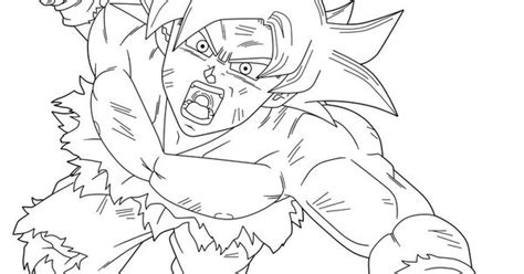Dibujos Para Colorear De Goku Ultra Instinto Dibujos Para Colorear