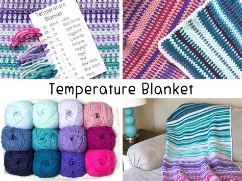 Temperature Blanket Crochet Pattern Historical Color Chart Etsy Canada