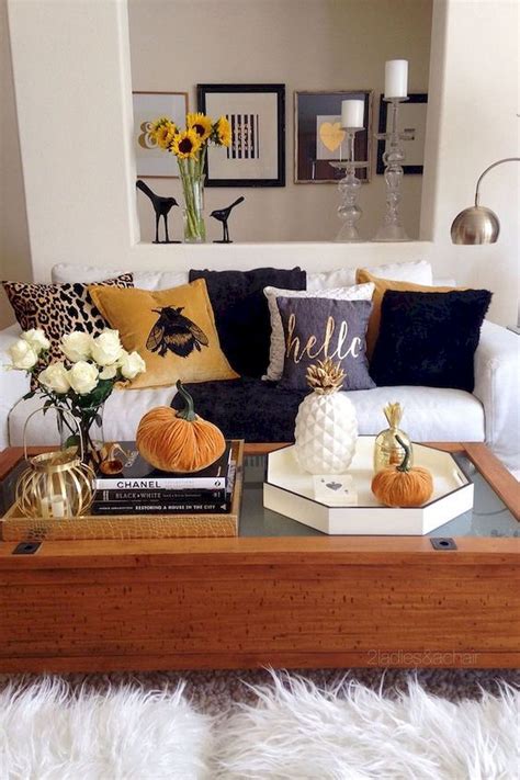 40 Awesome Fall Decoration Ideas For Living Room Fall Living Room Fall Decor Inspiration