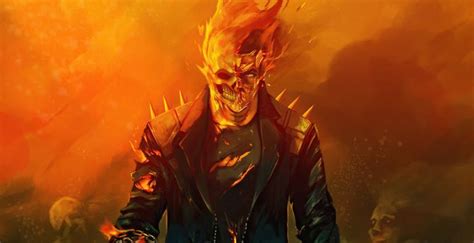 Wallpaper Superhero Ghost Rider Marvels Hero Art Desktop Wallpaper