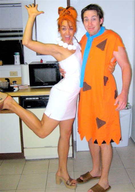 Diy Fred And Wilma Flinstone Costumes Craft