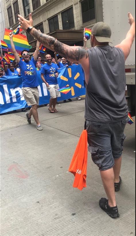 Man Offered Free Dad Hugs At A Pride Parade And People Fell Into His