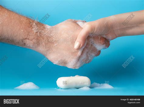 Male Female Hand Soapy Image And Photo Free Trial Bigstock