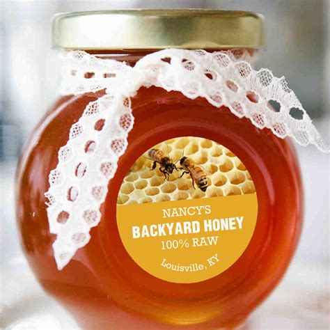 Honey Jar Labels Honey Jar Sticker Honey Bee Labels Etsy Honey Jar Labels Honey Jar Honey