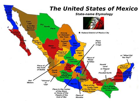 Mexico Map With States Photos