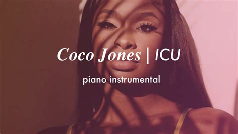 Coco Jones Icu Piano Instrumental Karaoke And Lyrics Youtube