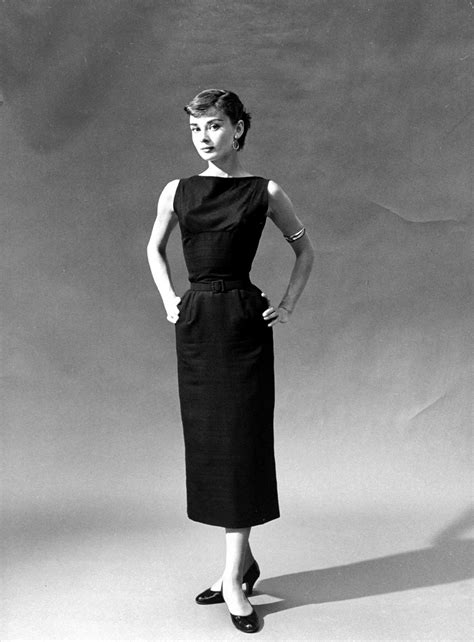 Audrey Hepburn In Sabrina Black Dress Everything Audrey Hepburn