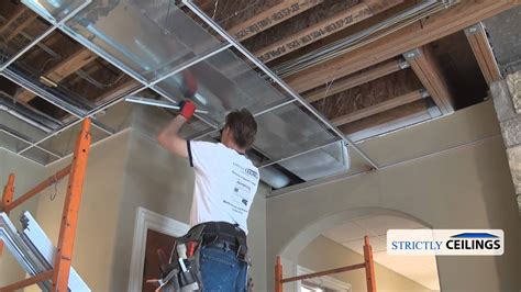 How To Install Suspended Ceiling At An Angle Shelly Lighting