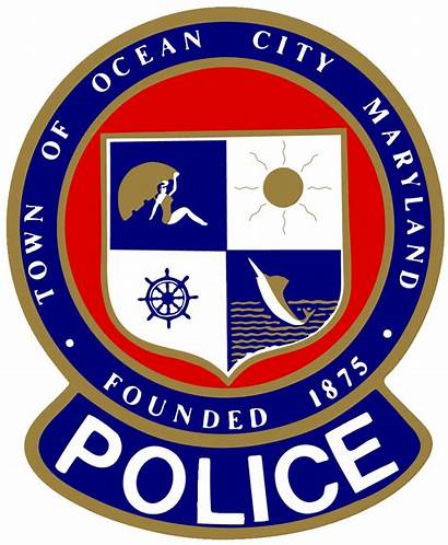Police Ocean Department Patch Surveillance Maryland General