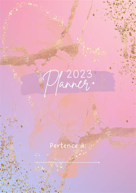 Capa Para Planner 2023 Rosa Pra Imprimir Planner Template Pink