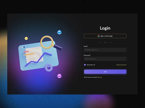 Login And Sign Up Screens For Web App By Dashdevs On Dribbble