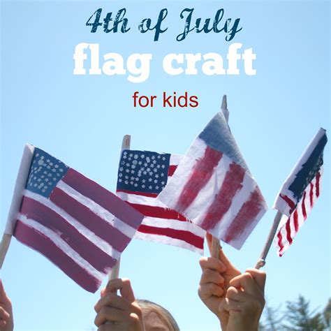 Crafting With Kids Fourth Of July American Flags — Blue Corduroy