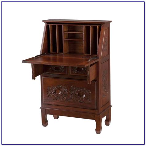 These furniture pieces are usually equipped with a hutch, a shelf, or cubbies that help you keep all of your work necessities right within arm's reach. Antique Drop Front Secretary Desk With Hutch - Desk : Home Design Ideas #2mD9BLOQOJ78967