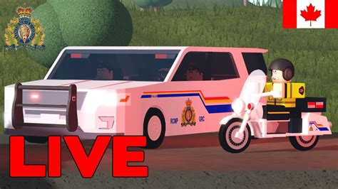 🔴roblox City Of Vancouver Live Rcmp Patrol And More Youtube