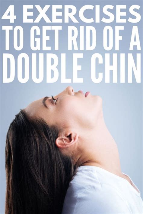 4 Exercises To Get Rid of a Double Chin in 2020 | Double chin exercises, Chin exercises, Reduce ...