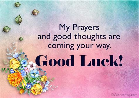 Whatever they take a step to achieve any little or big success in their life your good luck wish will work as encouragement. 93+ Good Luck Wishes, Messages and Quotes - Ultra Wishes