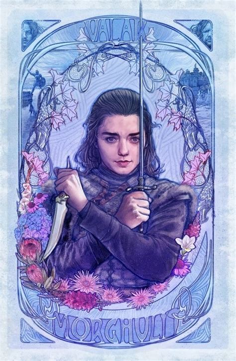 Game Of Thrones Arya Stark And Needle Maisie Williams By Mona Fuchs