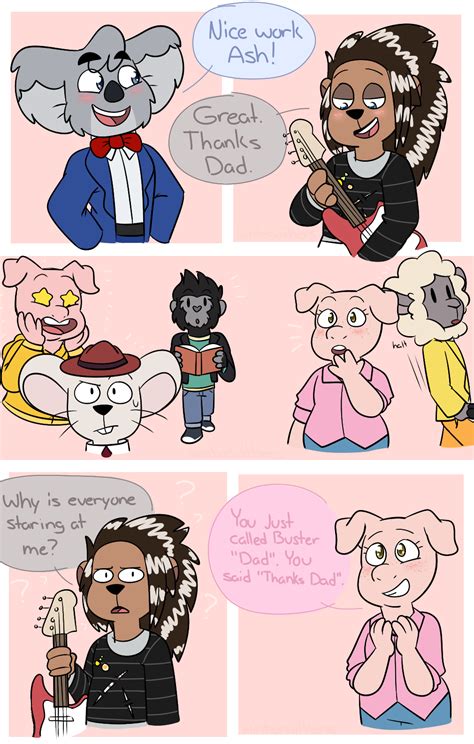 Father Figure Sing Comic Pg 1 By Scarabeeart On Deviantart