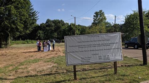 City Of Troup Holds Groundbreaking For Short Street Park