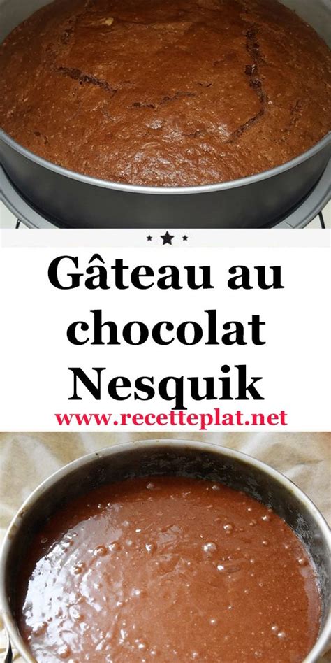 Gâteau au chocolat Nesquik