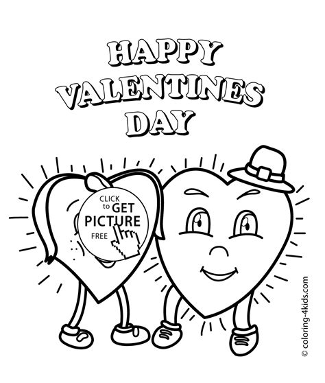 Coloring pages holidays nature worksheets color online kids games. Happy Valentine's day coloring pages with hearts ...