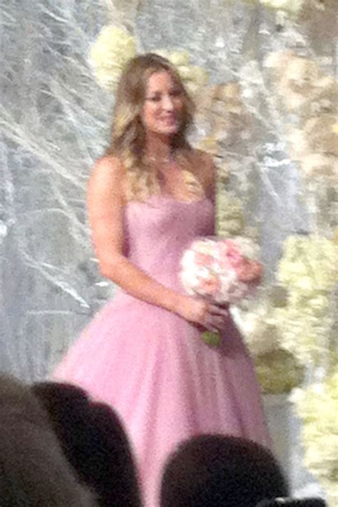 See Kaley Cuoco S Pink Dress And Sweet Wedding Photos Popsugar