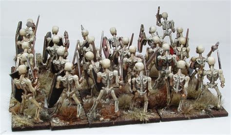 Oldhammer Fantasy Battle Another Skeleton Warrior Unit Painted