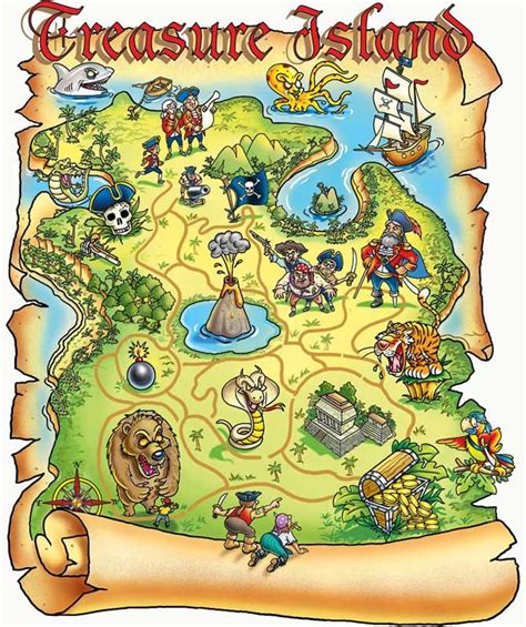 Pirate Treasure Map Pirate Treasure Maps Treasure Maps Treasure