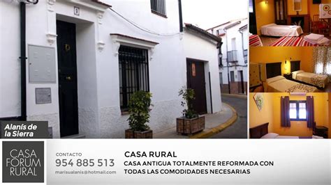 Most casas rurales belong to owner associations. La Casa De Forum Rural - Casa rural con encanto en Alanís ...