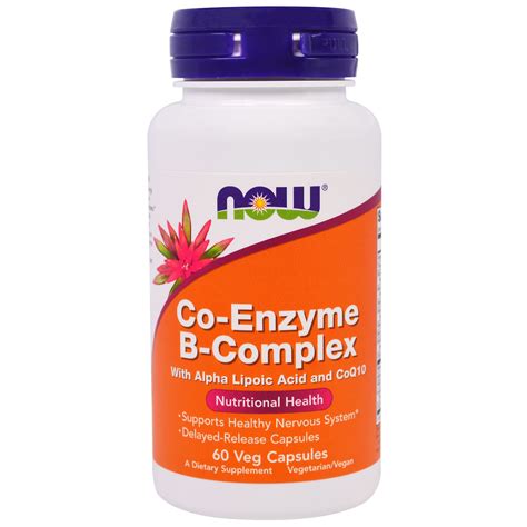 now foods co enzyme b complex 60 veg capsules iherb