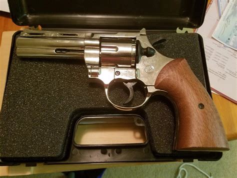 Colt Python 357 Magnum 9mm Blank Firing Revolver 1899388871