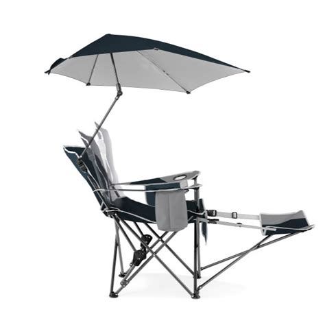 The sport brella recliner beach chair is a model that stands out for its swiveling umbrella, which makes it easy to shelter from the sun, and its comfort components that allow anybody of any size to make. SKLZ Sport-Brella Recliner Chair - Blå - Sklz.dk