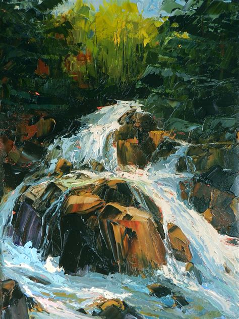 By Pat Clayton Oil Painting Tips River Painting Abstract Landscape