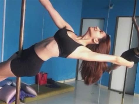 Kriti Kharbanda Takes Up Pole Dancing To Stay Fit Hindi Movie News Bollywood Times Of India