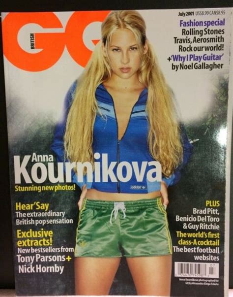 Anna Kournikova British Gq Magazine July 2001 Brand New No