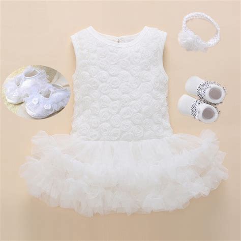 New Born Baby Girls Infant Dressandclothes Summer Kids Party Birthday