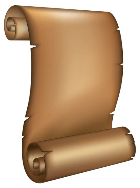 Ancient Scrolled Paper Png Clipart Image Ancient Scroll Scroll Paper