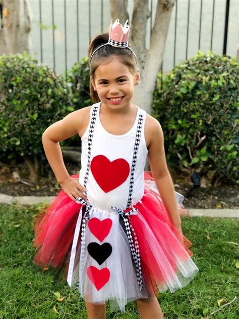 Diy Queen Of Hearts Costume For Kids Diy Inspired