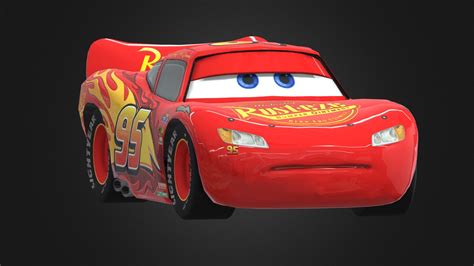 Lightning Mcqueen Disneys Cars Download Free 3d Model By Gotbeans