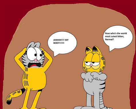 Garfield Garfield And Nermal Head Swap By Takhojo762 On Deviantart