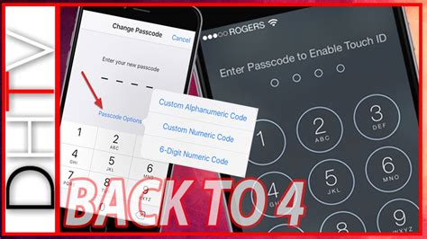 How To Get 4 Digit Simple Passcode Back On Iphone Ipad And Ipod Touch