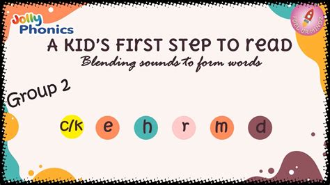 Blending Group 2 Jolly Phonics Ck E H R M D Words Practice