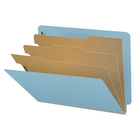 Pressboard Classification Folders Full Cut End Tab Letter Size 3
