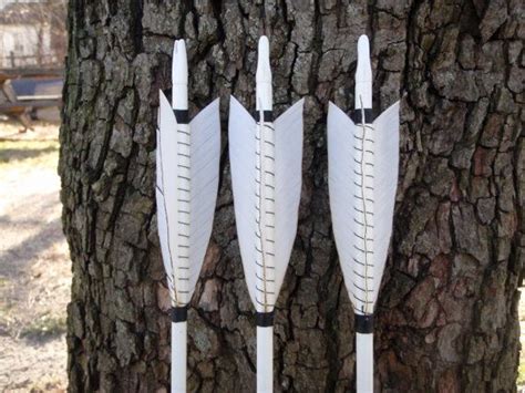Traditional Archery Arrows 50 55lb Dozen Arrows Wood Etsy
